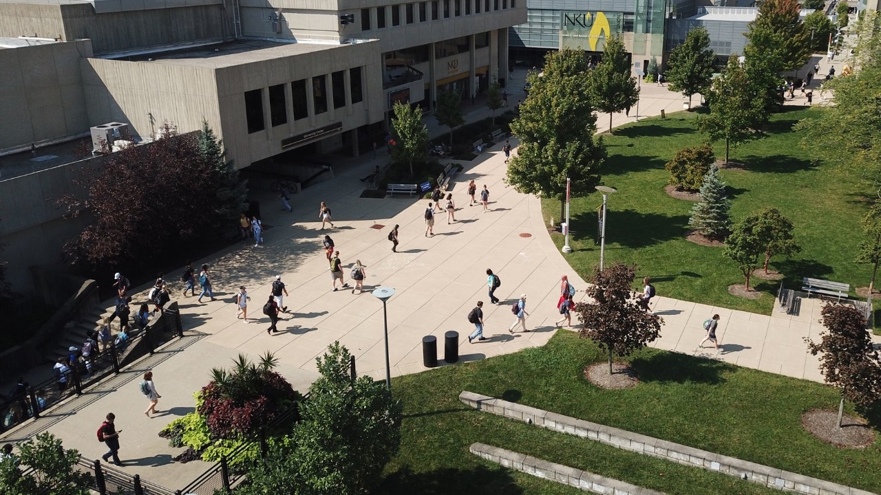 Daytime on NKU's campus