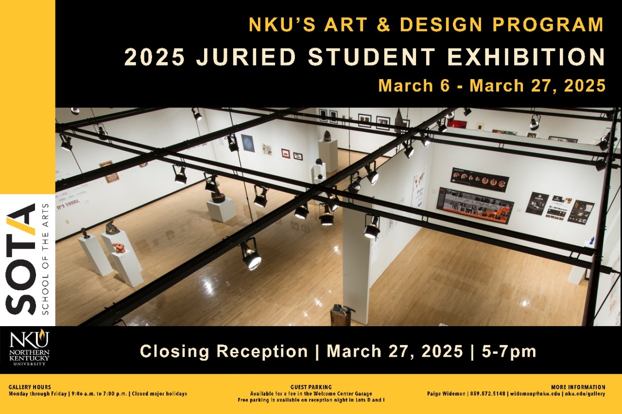 2025 Juried Student Exhibition Poster copy