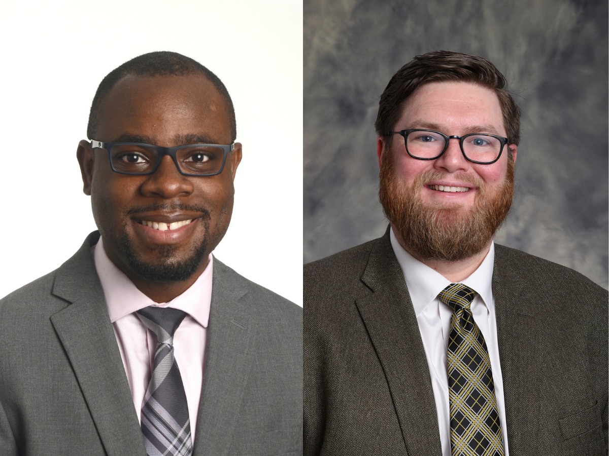 Kobena Osam and Darrin Wilson headshots