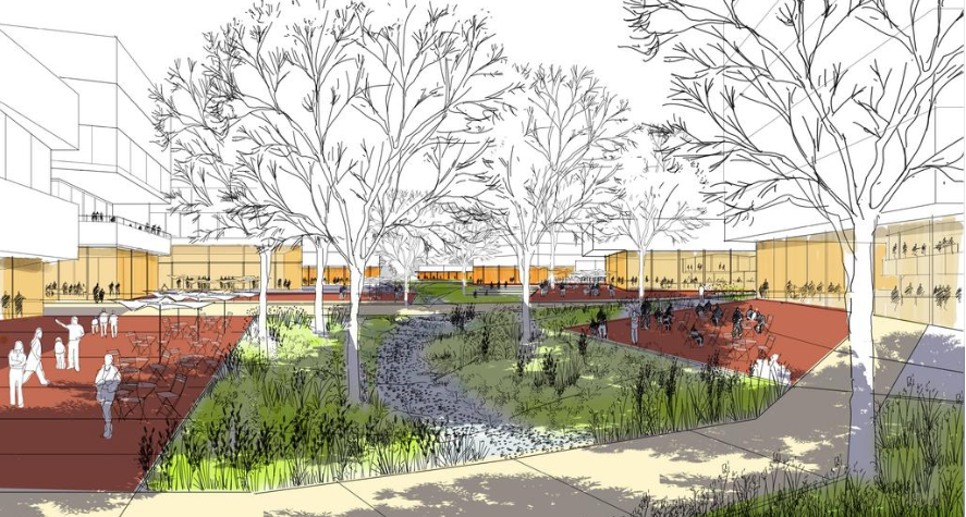 Uptown Consortium Inc. Innovation Greenway design