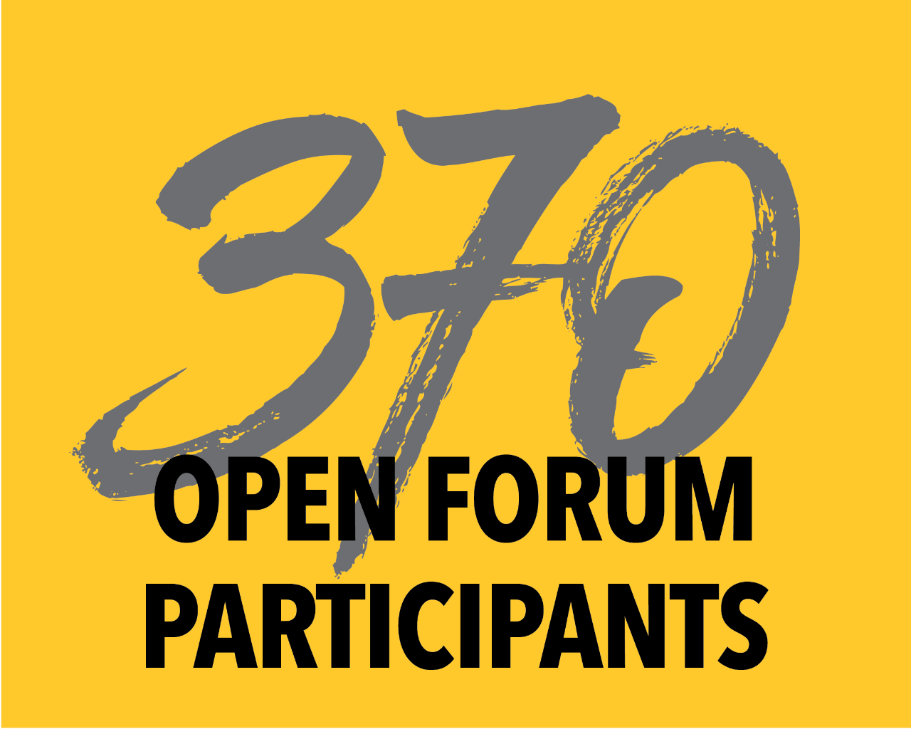 370 Open Forum Participants